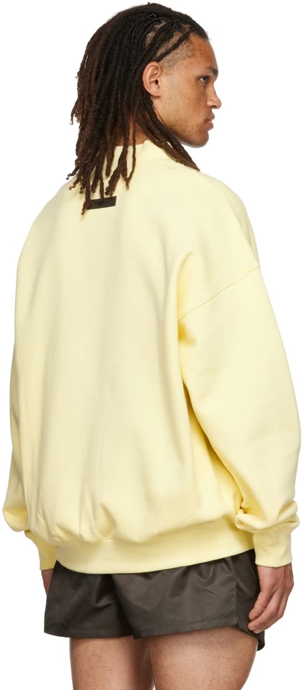 Fear Of God ESSENTIALS - Yellow Mock Neck Sweat